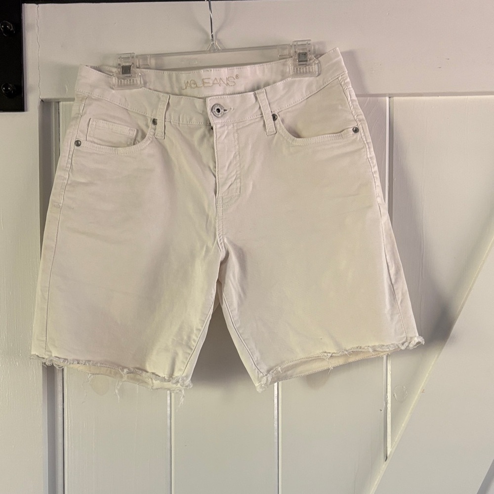 Jag Jeans White Denim Shorts Size 8
